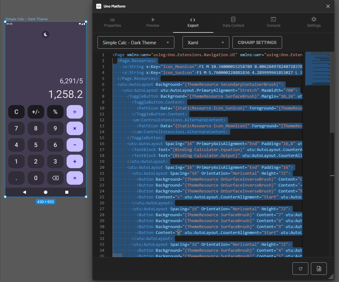 figma-export-xaml